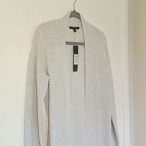 Cyrus open cardigan, small, light grey